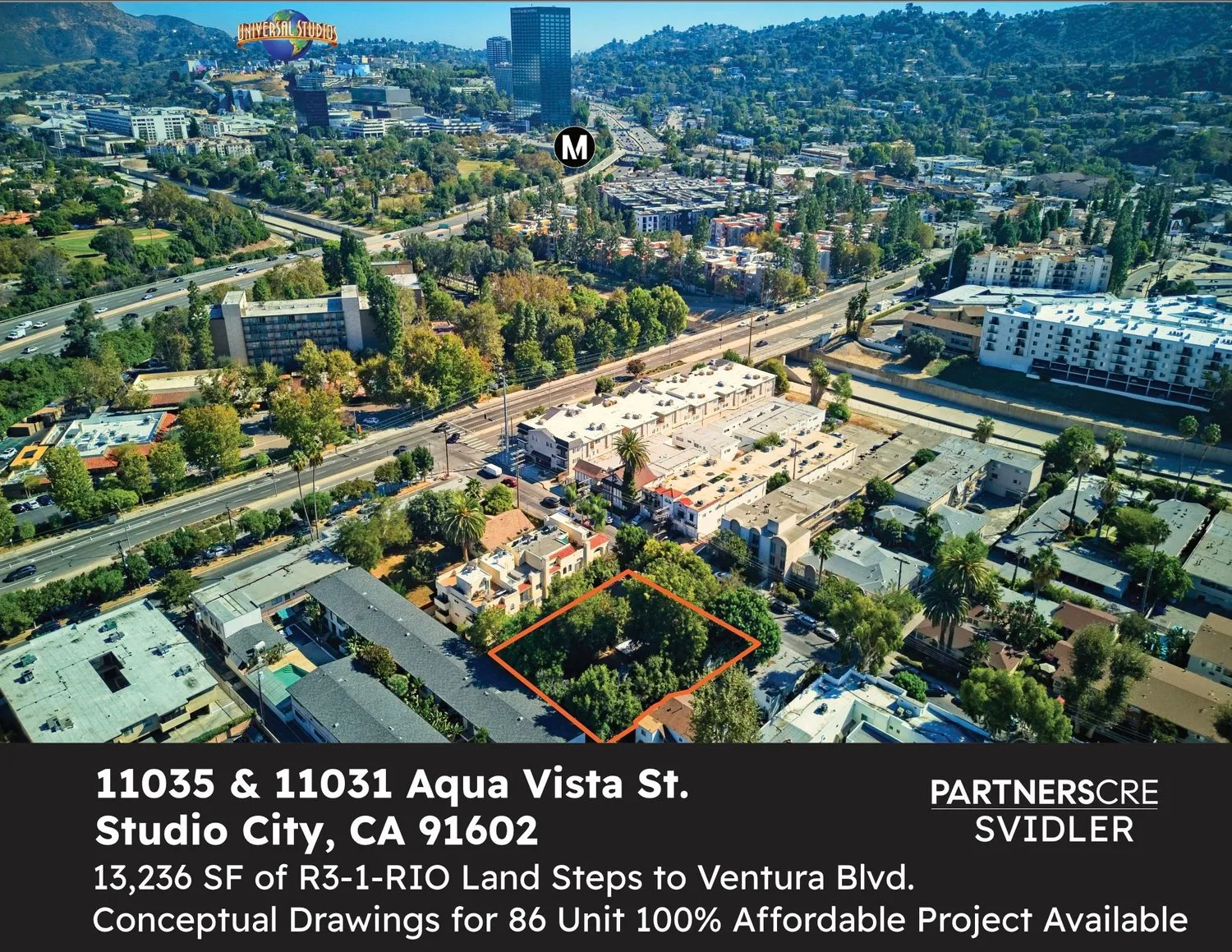 11035 and 11031 Aqua Vista St, Studio City, Land – 2 units