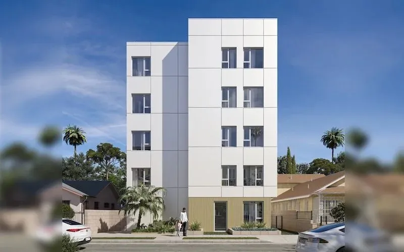 1412 N. Mariposa Ave., Hollywood, Affordable housing development site (RTI)