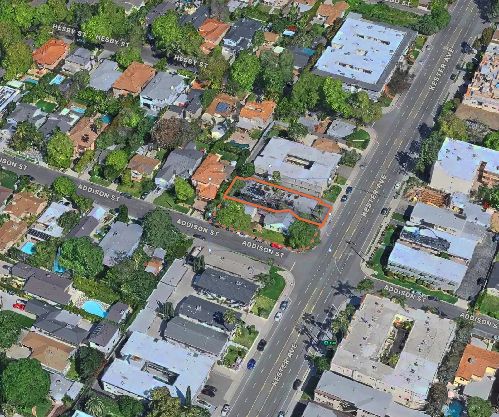 5007 Kester Ave, Sherman Oaks, Redevelopment site (OC-2)